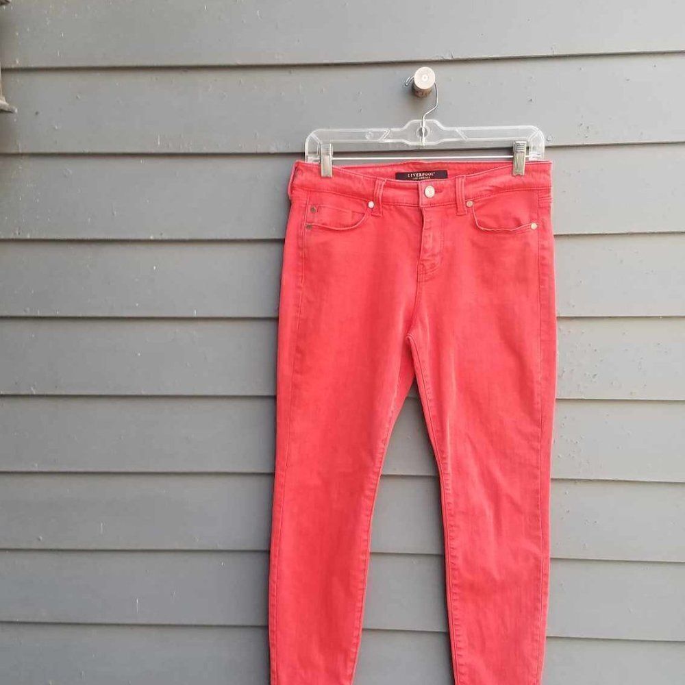 Liverpool Red The Crop Jeans size 6/28 Petite - Picture 10 of 13